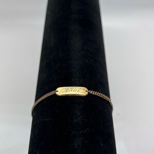 Vintage 12k gold filled child ID bracelet-name “Paul”